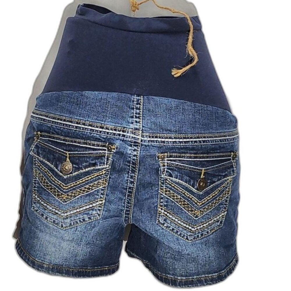 Indigo Blue maternity shorts
